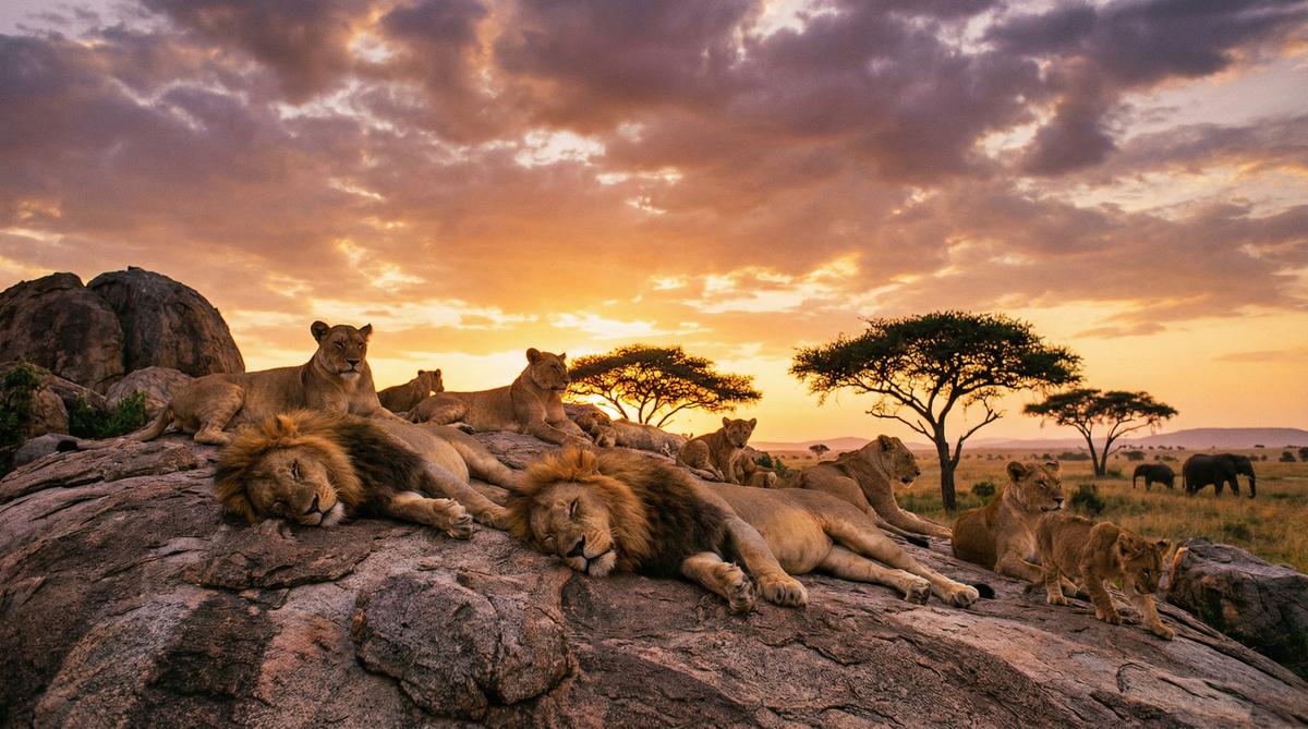 福利姬非洲狮群视频